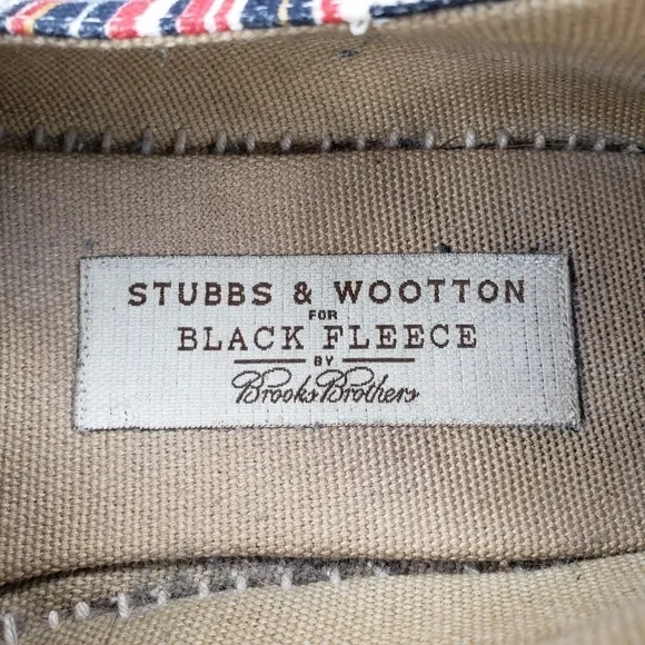 Stubbs &amp; Wootton Thom Browne Brooks Brothers | Flag Americana Rope Espadrilles 7