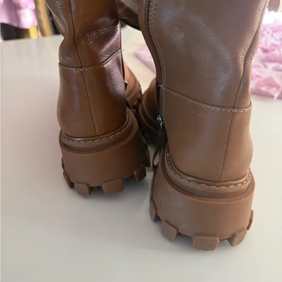 Stylish Brown Leather Boots