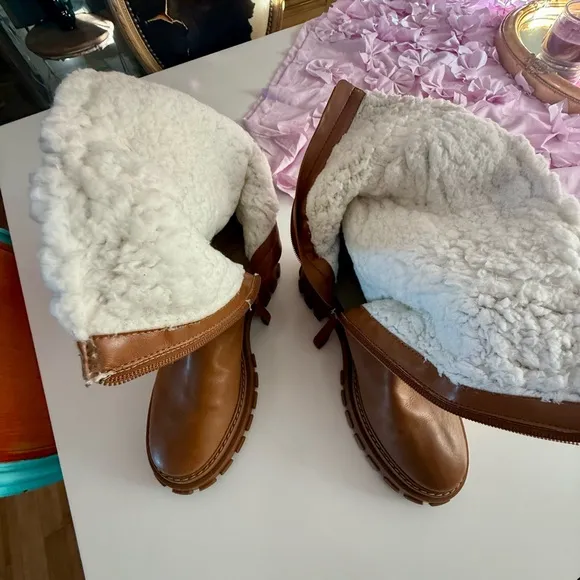 Stylish Brown Leather Boots