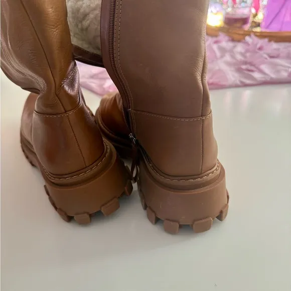 Stylish Brown Leather Boots