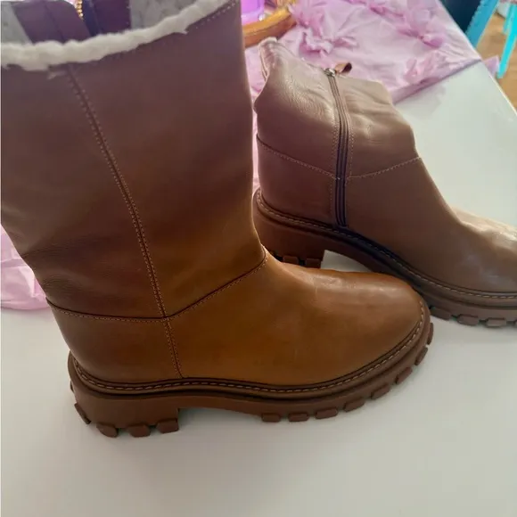 Stylish Brown Leather Boots