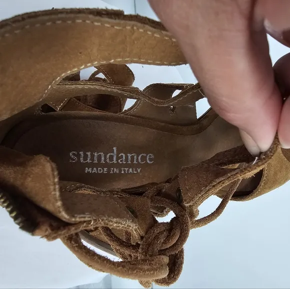 Sundance Heeled Sandals | Made in Italy | Size 39 (US 8.5-9)