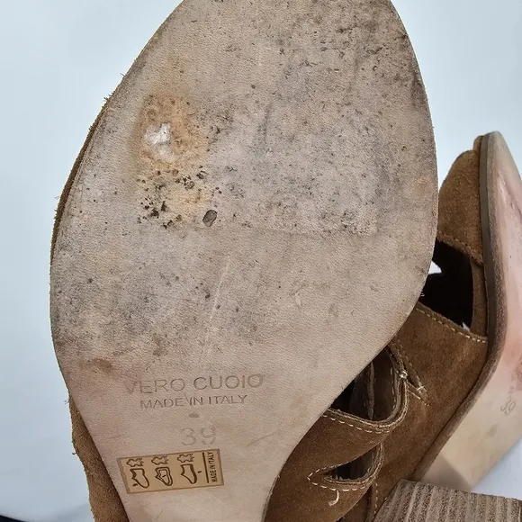 Sundance Heeled Sandals | Made in Italy | Size 39 (US 8.5-9)