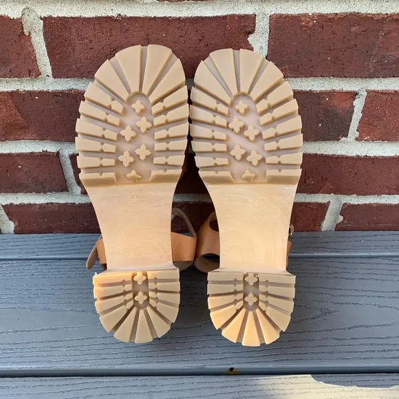 Swedish Hasbeens Open Toe Sandal, EU 39/US
