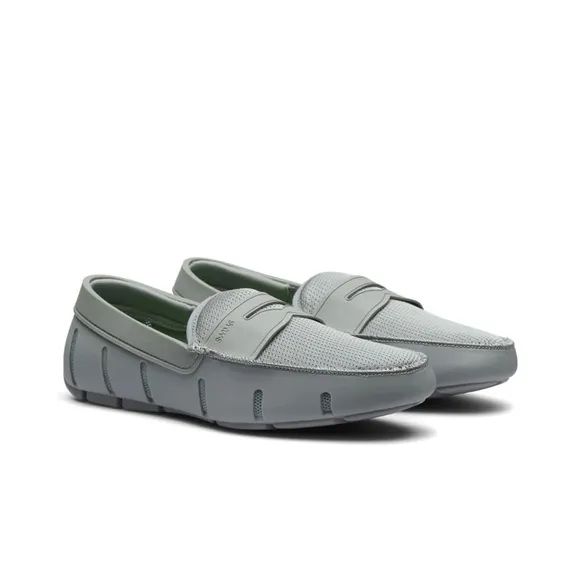SWIMS Men’s Grey Penny Loafers | Size 10 | Waterproof