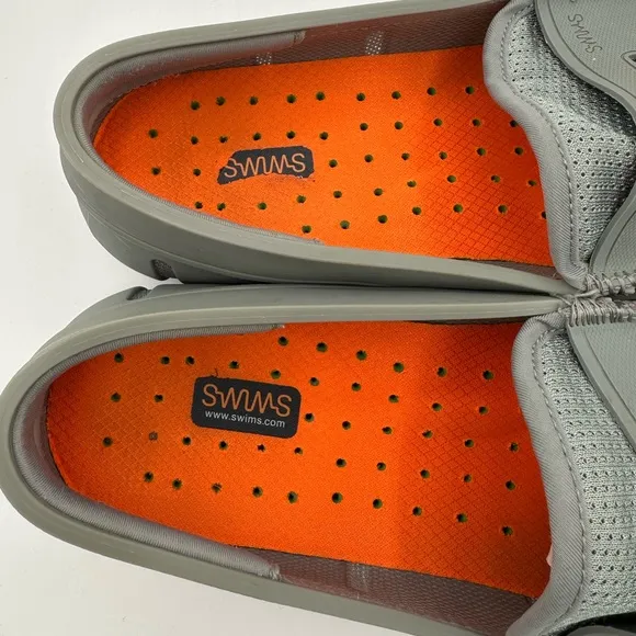 SWIMS Men’s Grey Penny Loafers | Size 10 | Waterproof