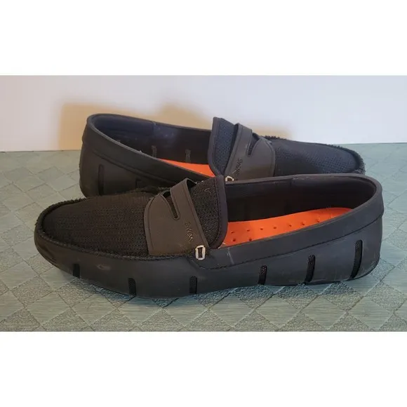 Swims Men's Penny Loafers Size 10 in Black