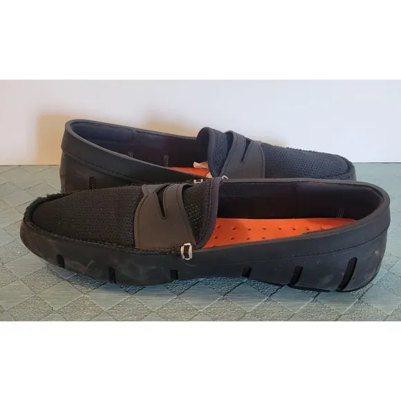 Swims Men's Penny Loafers Size 10 in Black