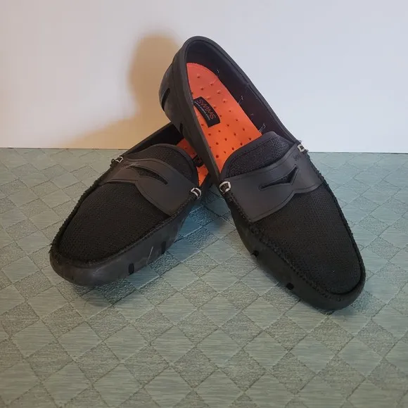 Swims Men's Penny Loafers Size 10 in Black
