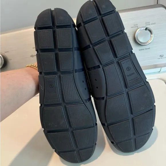 SWIMS Penny Loafer Water Resistant Navy Mesh Slip On Mens 9