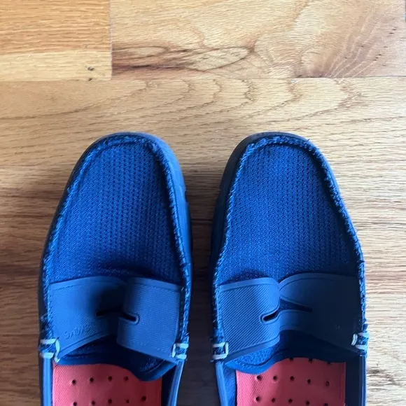 SWIMS Penny Loafers Navy Waterproof 7
