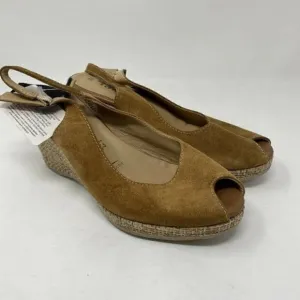 Tamaris Wedge Heel Peep Toe Espadrilles Size 6.5