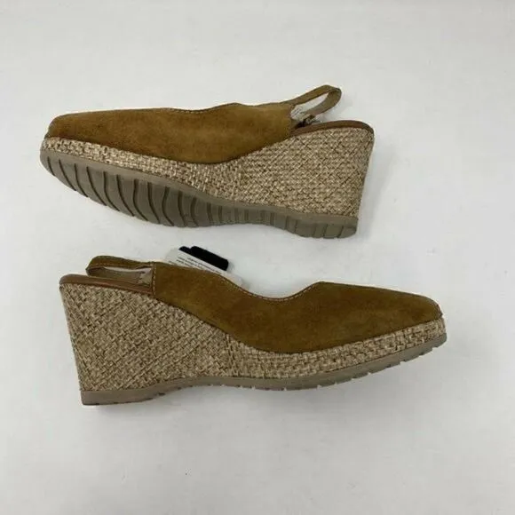 Tamaris Wedge Heel Peep Toe Espadrilles Size 6.5
