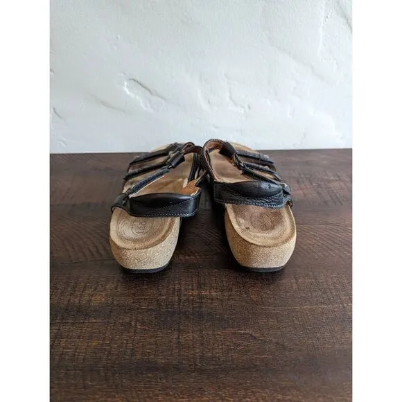 Taos Footwear Eleanor Black Sandals Women's - Size 7-7.5
