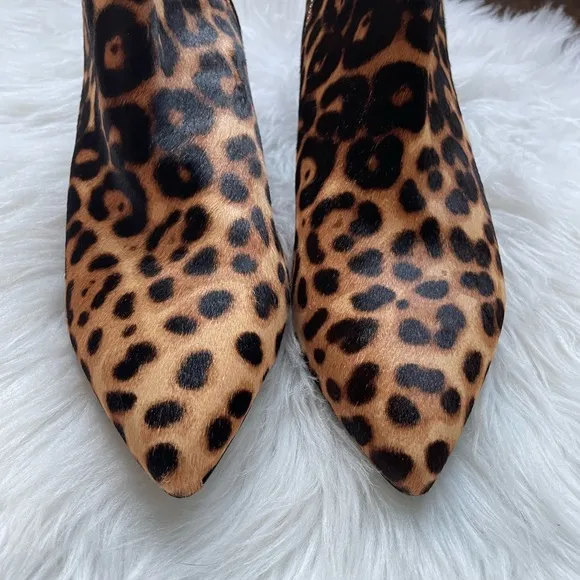 Taryn Rose Nelli Leopard Boots Size 9.5