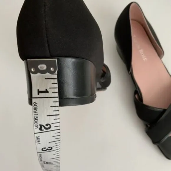 Taryn Rose Sandals Women Size 8M Black Kaida Crisscross Demi-Wedge Open-toe