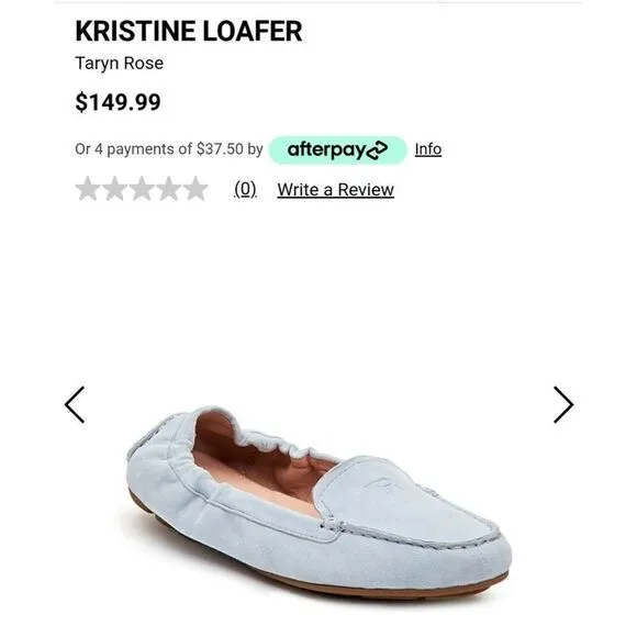 Taryn Rose Kristine Driving Loafers - Blue