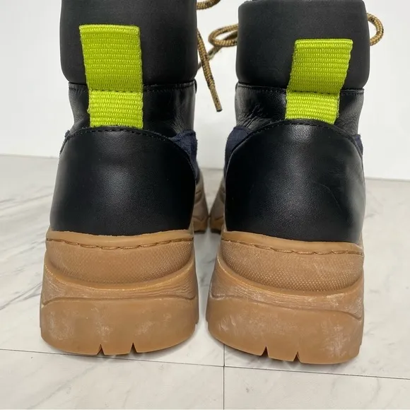 Ted Baker Allicia Black Lace Up Hiker Boot 6