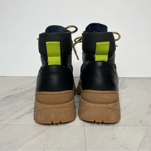 Ted Baker Allicia Black Lace Up Hiker Boot 6