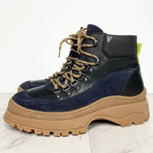 Ted Baker Allicia Black Lace Up Hiker Boot 6