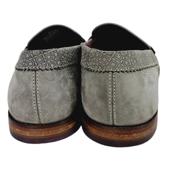 Ted Baker Suede Loafer in Light Grey Size 7.5