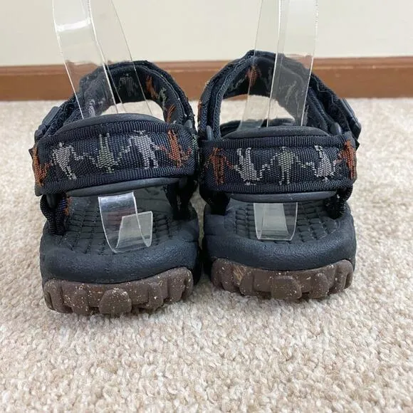 Teva Black Sport Sandals Men's US Size 9 EUC Adjustable Straps Hiking Outdoors