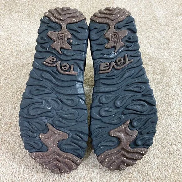 Teva Black Sport Sandals Men's US Size 9 EUC Adjustable Straps Hiking Outdoors