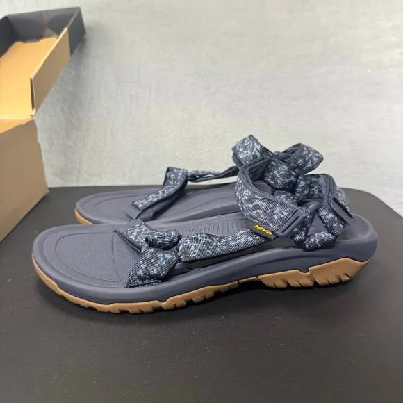 TEVA Hurricane XLT2 Mens Blue Black Padded Non-Slip  Open Toe Sandals 11 NEW