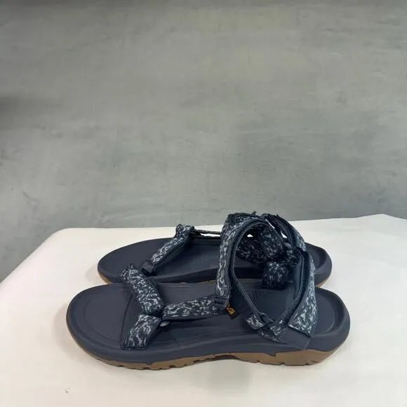 TEVA Mens Blue Black Padded Non-Slip Hurricane XLT2 Open Toe Sandals Size 13 NEW