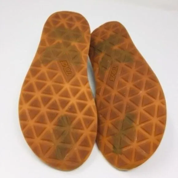 Teva teal hombre gladiador sandals leather sole aqua us 5 BoxA