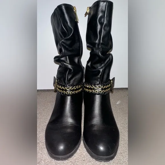 Thalia Sodi Women's Jannice Round Toe Mid Calf Boots