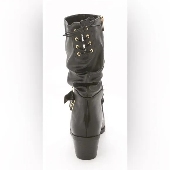 Thalia Sodi Women's Jannice Round Toe Mid Calf Boots