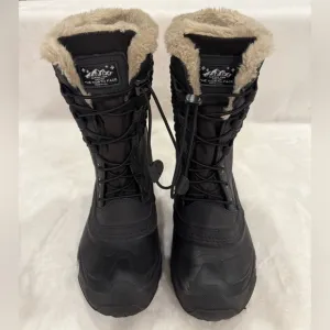 The North Face Shallista Faux Fur Waterproof Mid-Calf Snow Boots- size 4