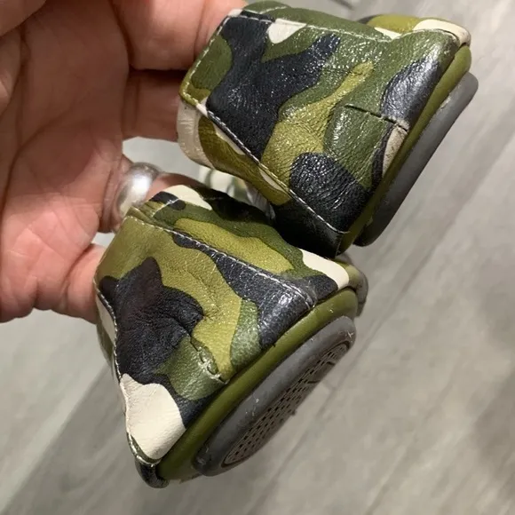 The Storehouse Flats Leather Classic Camouflage Leather Foldable Ballerina Flats