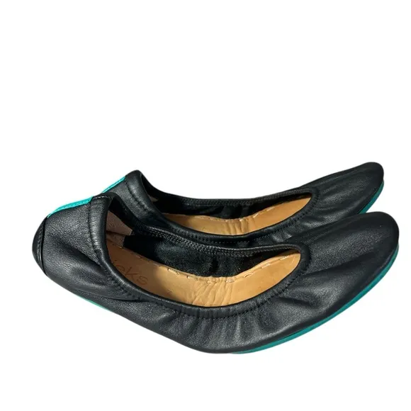 Tieks by Gavrieli ballet flat shoes size 7 foldable mate black