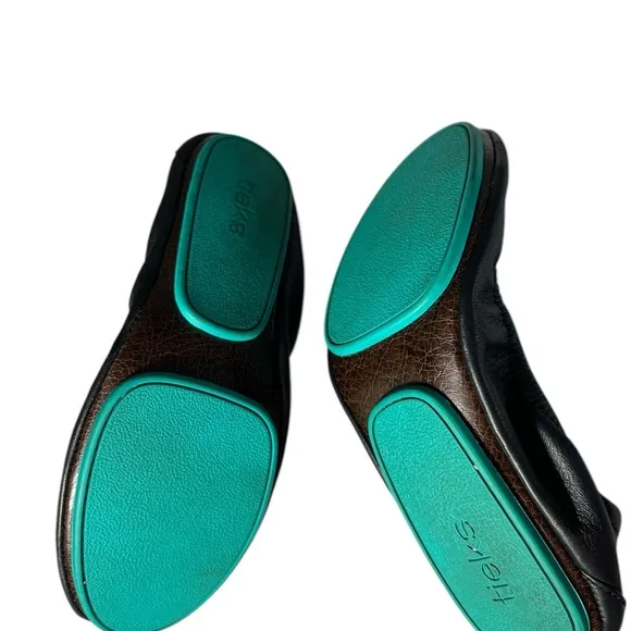 Tieks by Gavrieli ballet flat shoes size 7 foldable mate black