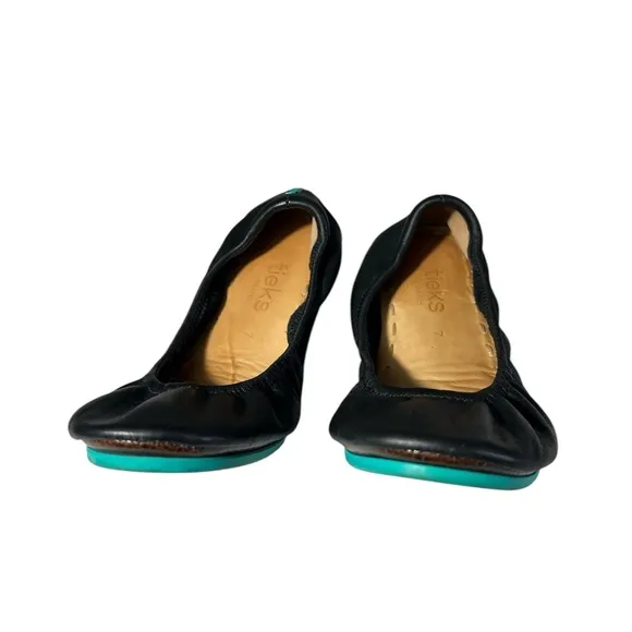 Tieks by Gavrieli ballet flat shoes size 7 foldable mate black