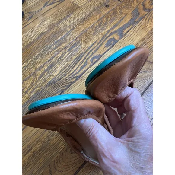 TIEKS BY GAVRIELI Brown Foldable Flats Size 11 Women’s Excellent Condition