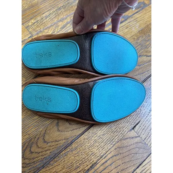 TIEKS BY GAVRIELI Brown Foldable Flats Size 11 Women’s Excellent Condition