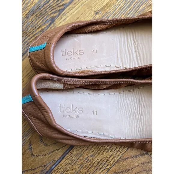 TIEKS BY GAVRIELI Brown Foldable Flats Size 11 Women’s Excellent Condition