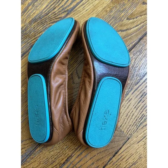 TIEKS BY GAVRIELI Brown Foldable Flats Size 11 Women’s Excellent Condition