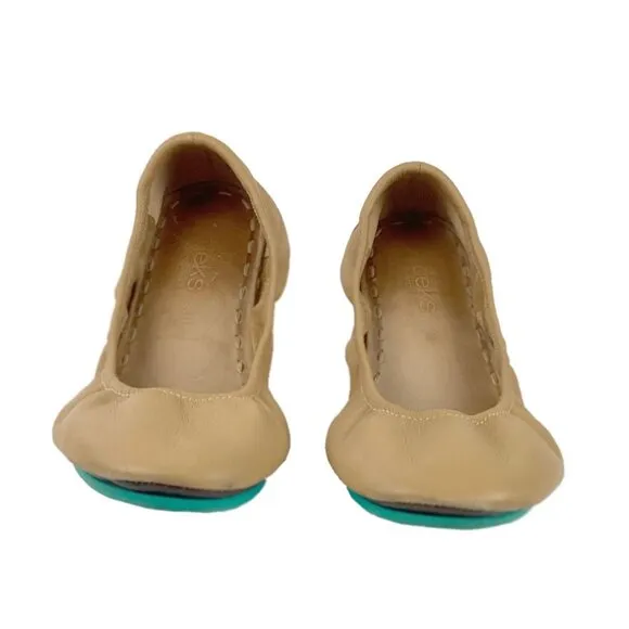Tieks By Gavrieli Camel Leather Foldable Ballet Fats