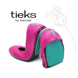 Tieks By Gavrieli Fuchsia Leather Foldable Ballet Fats