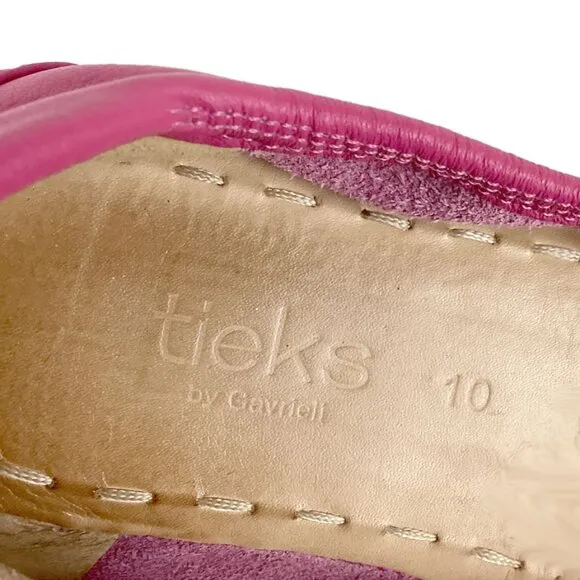 Tieks By Gavrieli Fuchsia Leather Foldable Ballet Fats