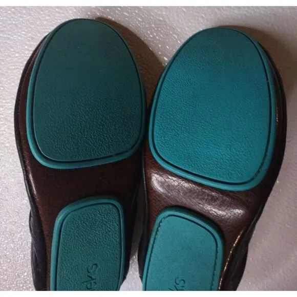 Tieks By Gavrieli Matte Black Leather Ballet Flats Size 8