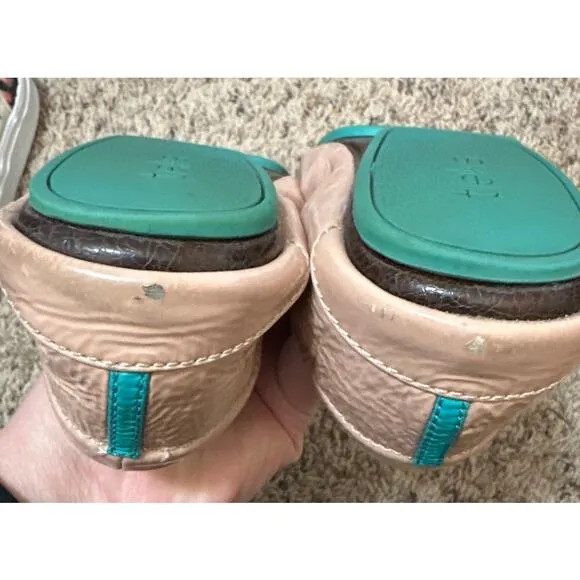 Tieks by Gavrieli pink Flats Foldable Shoes Size 9 **flaw**