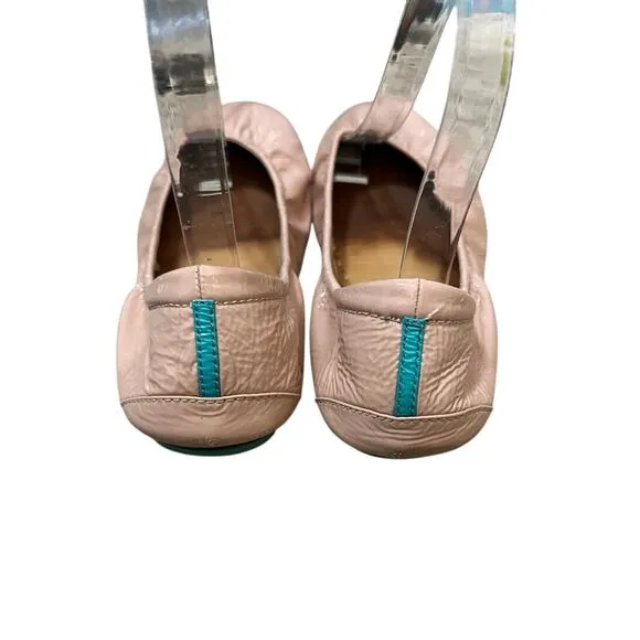 Tieks by Gavrieli pink Flats Foldable Shoes Size 9 **flaw**
