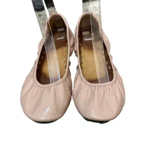 Tieks by Gavrieli pink Flats Foldable Shoes Size 9 **flaw**
