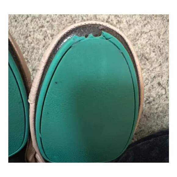 Tieks by Gavrieli pink Flats Foldable Shoes Size 9 **flaw**