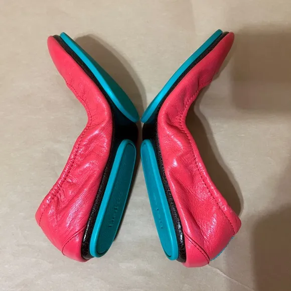 Tieks by Gavrieli | Poppy Red Leather Ballet Flats Foldable Shoes Size 6